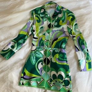 Pucci-esque Zara Blouse and Skirt